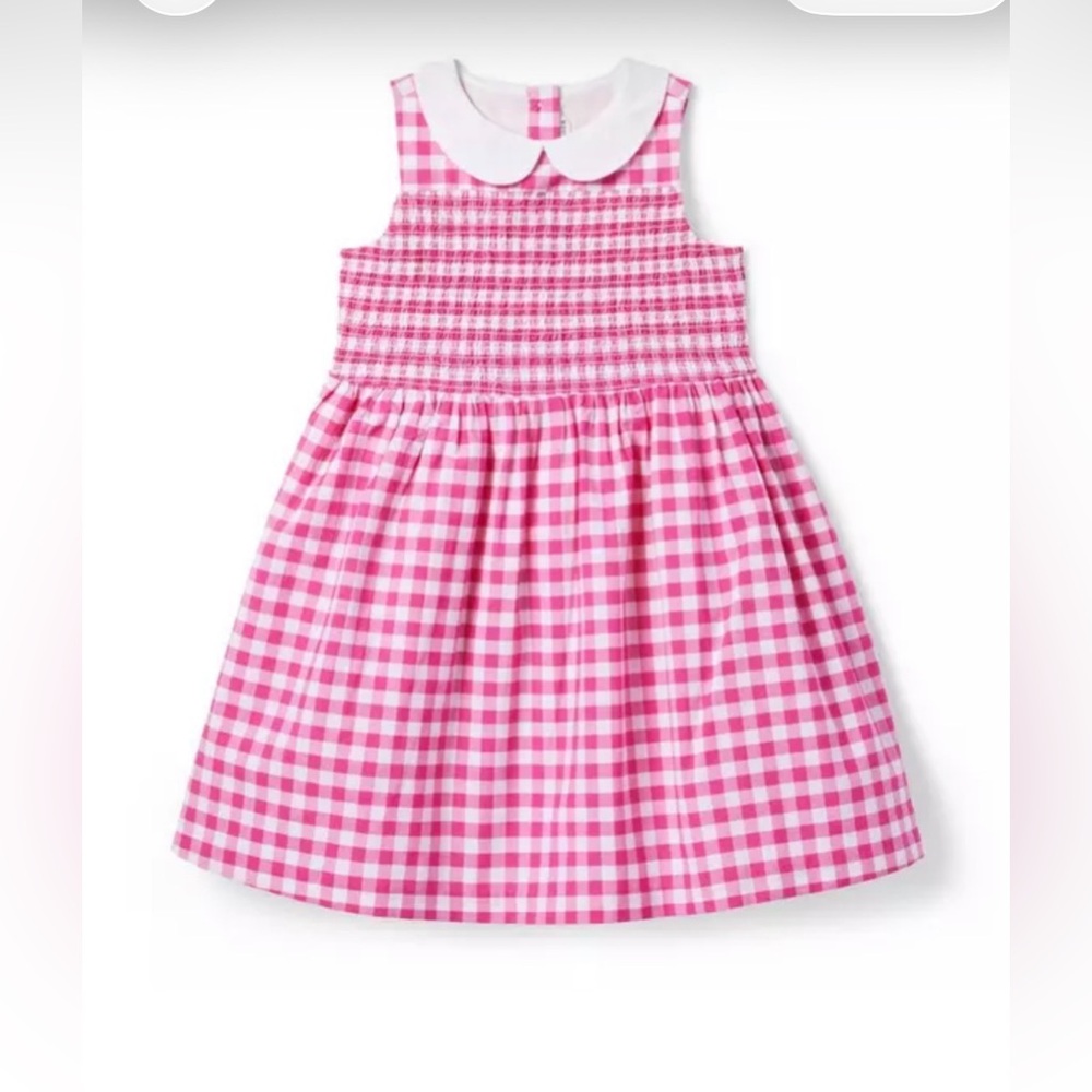 Janie and Jack Smocked Gingham Sundress, 12-18M